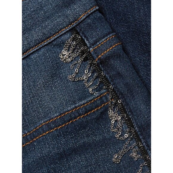 Current Elliott The Chained Stiletto Crop Jeans Size 30 - Picture 2 of 12